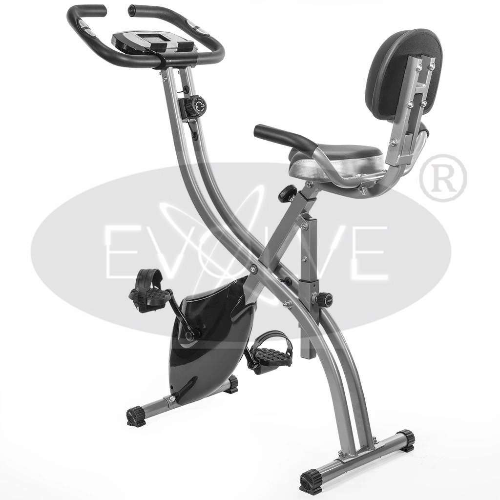 The EVOLVE-Folding Cycling Exercise Bike Indoor Training X Bike Home Cardio Workout